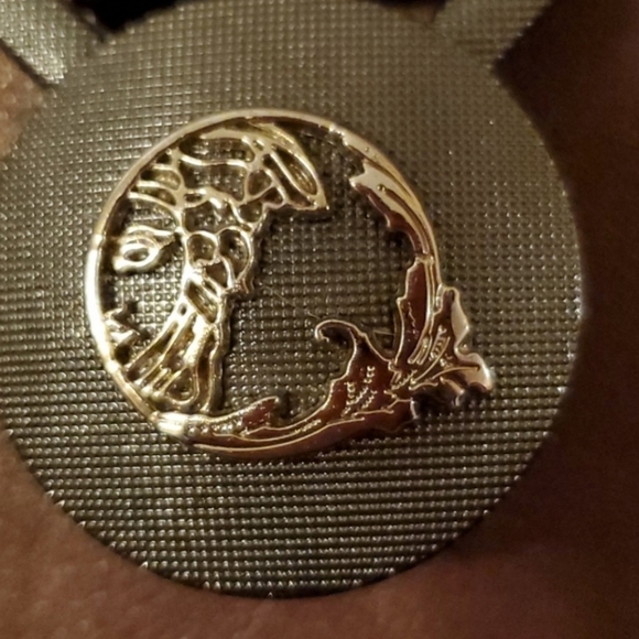 Versace Collection Leather Flapover Vistello Bag - Picture 5 of 17